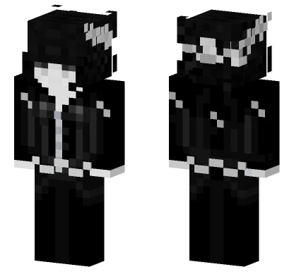 Black Tuxedo Suit Minecraft skin