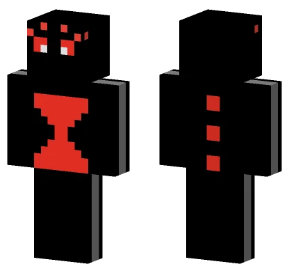 Black Widow Suit Minecraft skin