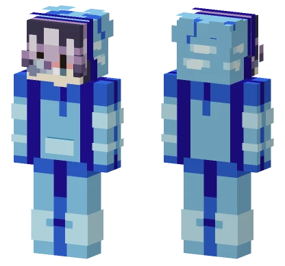 Blake Onesie Series Blue Minecraft skin