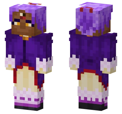 Blaze The Cat Anthro Design Minecraft skin