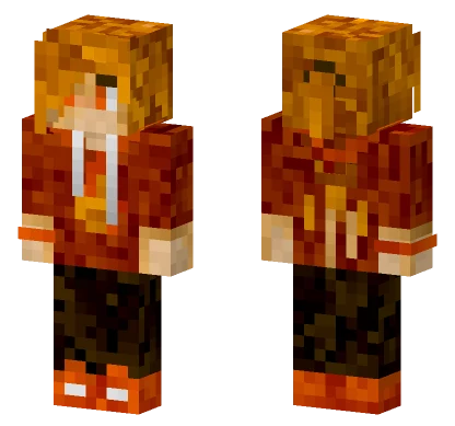 Blazeborne Fire Skin Minecraft skin