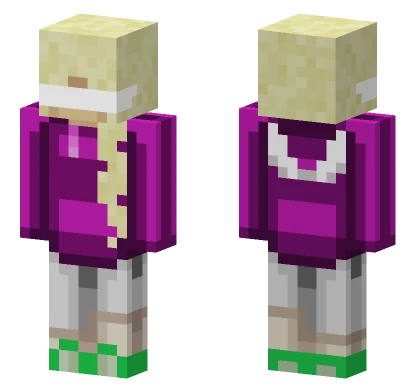 Blindfold Hoodie Minecraft skin