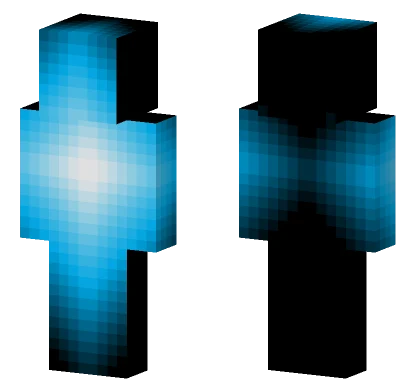 Blinding Light Gradient Glow Minecraft skin