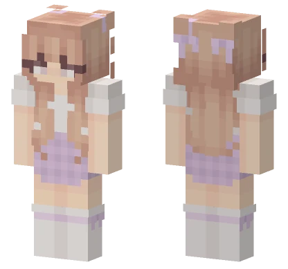 Blond Cute Girl Minecraft skin
