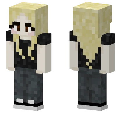 Blond Hair Girl Minecraft skin