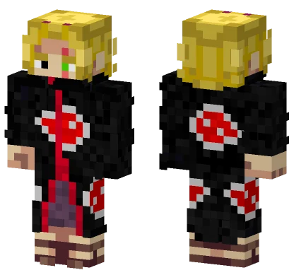 Blonde Akatsuki Shanks Minecraft skin
