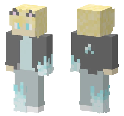 Blonde Angel Girl Minecraft skin