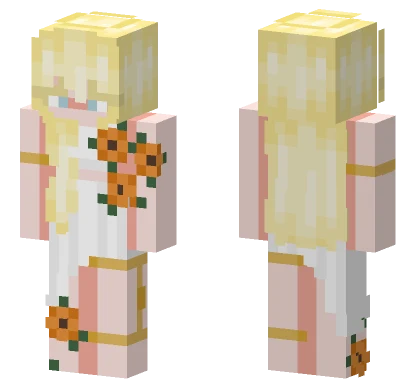 Blonde Angelic Figure Minecraft skin
