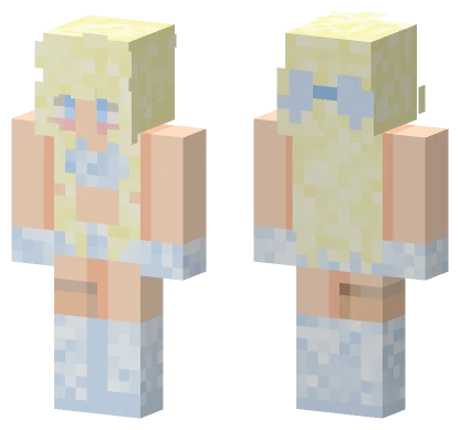 Blonde Girl Minecraft skin