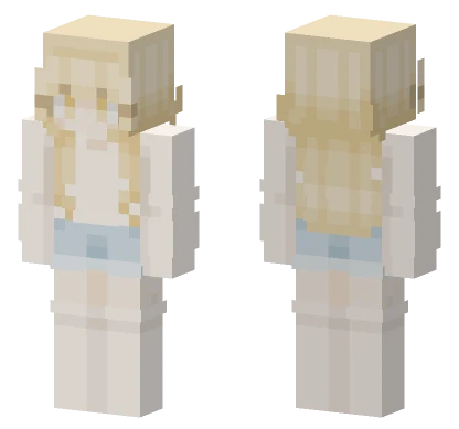 Blonde Girl Minecraft skin
