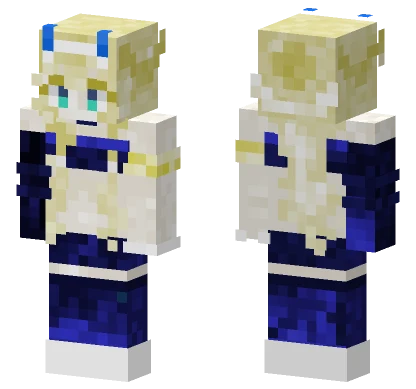 Blonde Girl Minecraft skin