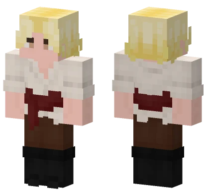 Blonde Girl Minecraft skin