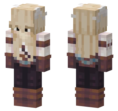 Blonde Girl Adventurer Minecraft skin