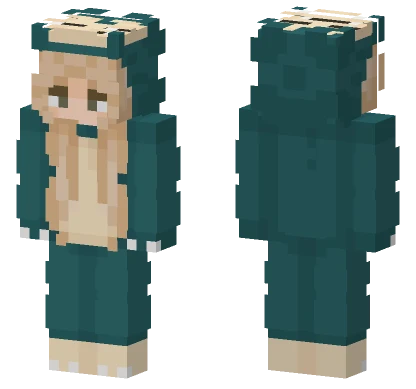 Blonde Girl Casual Minecraft skin