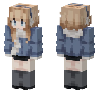 Blonde Girl Minecraft skin