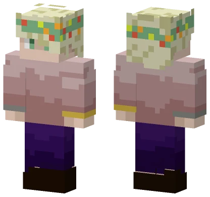 Blonde Girl Christmas Lights Minecraft skin