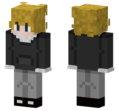 Blonde Girl In Suit Minecraft skin