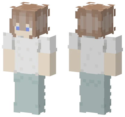 Blonde Hair Character Minecraft skin