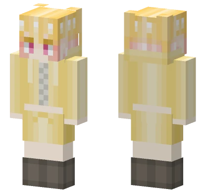 Blonde Hair Girl Minecraft skin