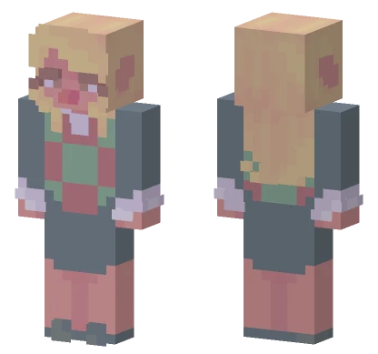 Noelle Holiday Outfit Minecraft skin