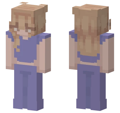 Blonde School Uniform Girl Minecraft skin