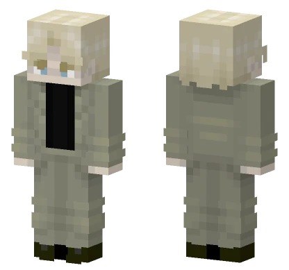 Blonde Soldier Outfit Minecraft skin