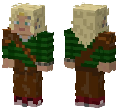 Blonde Star Princess Minecraft skin