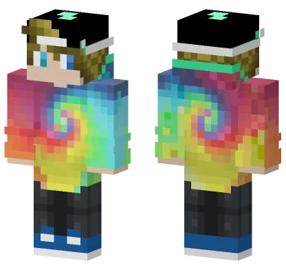 Blonder Spiralen Typ Update Minecraft skin