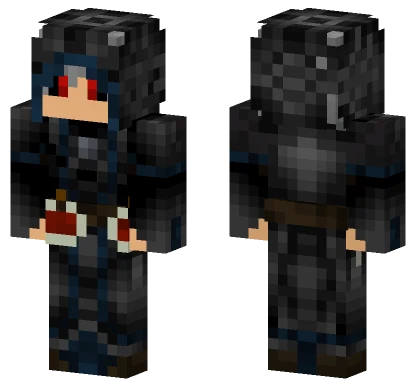 Blood Demon Mage V2 Minecraft skin