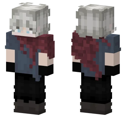 Bloody Anime Girl Minecraft skin
