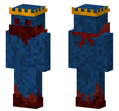 Bloody Blue Zombie Minecraft skin
