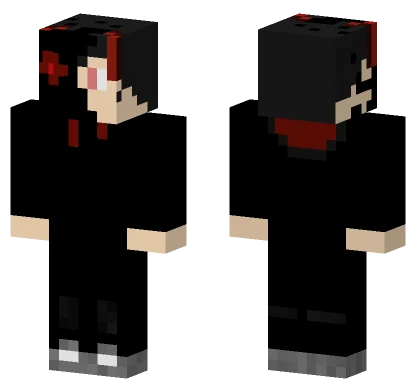 Bloody Devil Mask Minecraft skin