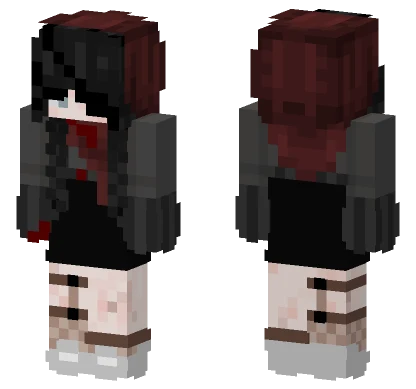 Bloody Girl Minecraft skin