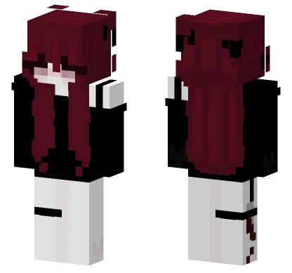 Bloody Girl Skin Minecraft skin