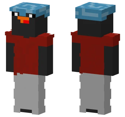 Bloody Penguin Suit Minecraft skin