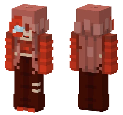 Bloody Robot Warrior Minecraft skin