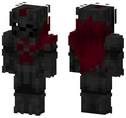 Bloody Shadow Figure Minecraft skin