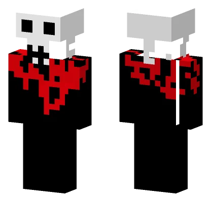 Bloody Skeleton Minecraft skin