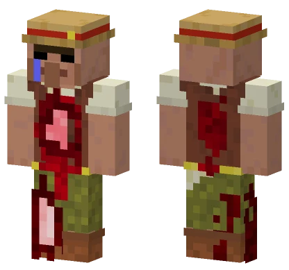 Bloody Zombie Boy Minecraft skin