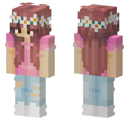 Blossom Girl Minecraft skin