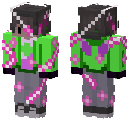 Blossom Green Minecraft skin