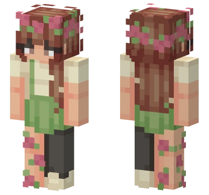 Blossoming Rose Minecraft skin