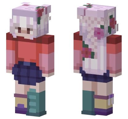 Blossoms Girl Minecraft skin