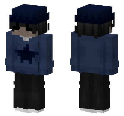 Blue 5 Minecraft skin