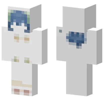 Blue Alien Skin Minecraft skin
