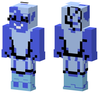 Blue Alt Head Minecraft skin