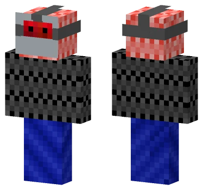 Blue And Black Suit Minecraft skin