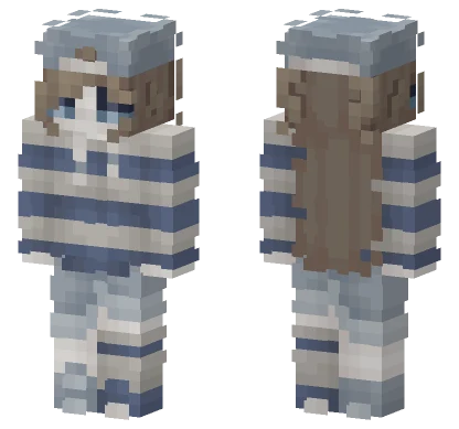 Blue and Brown Outfit Minecraft skin