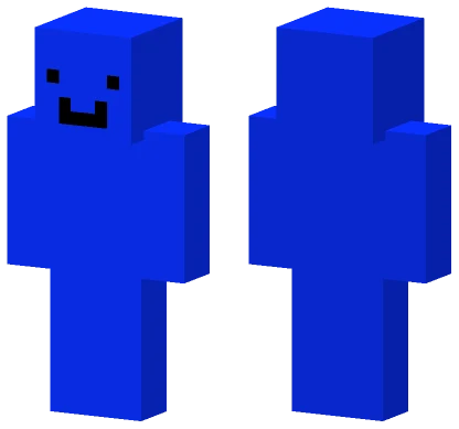 Blue and Pink Blob Minecraft skin