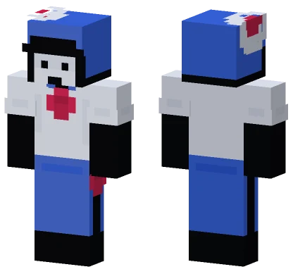 Blue Animal Companion Minecraft skin